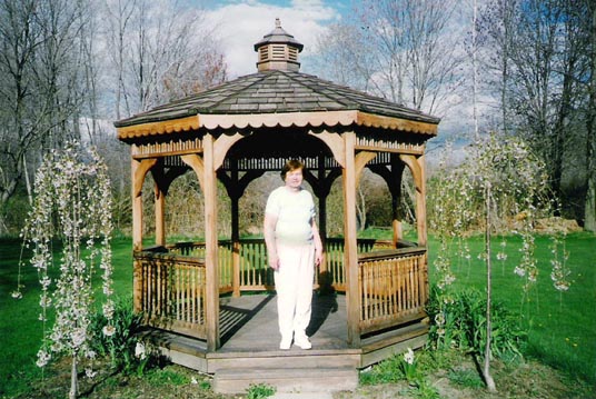 Connie in the Gazebo